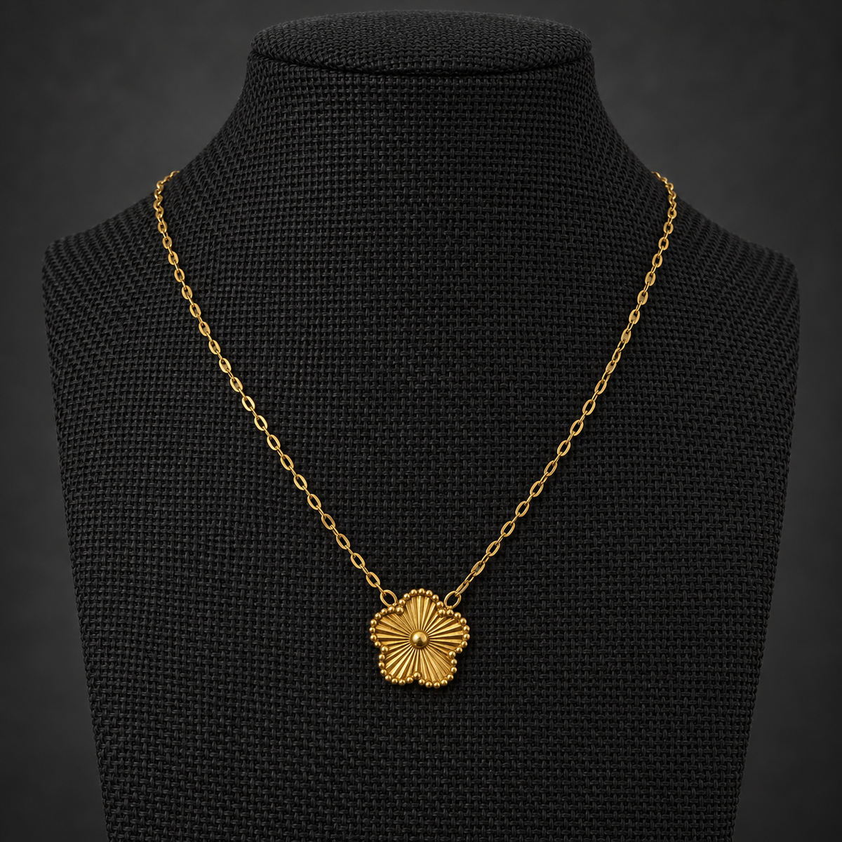 Collier trefle simple